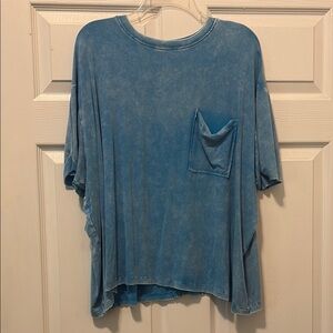 Zenana Oversized T-Shirt with Pocket